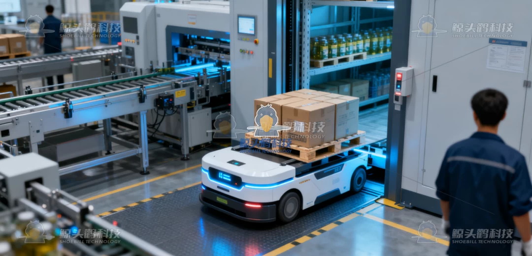 AGV משולבים עם ASRS AGV משולבים עם ASRS